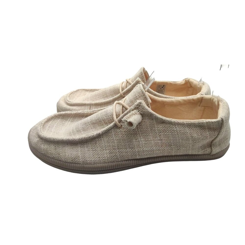 Rocket Dog Womens Mellow Brian Slip-On Shoes Size 8 Beige Textured Cotton Casual - Picture 2 of 9